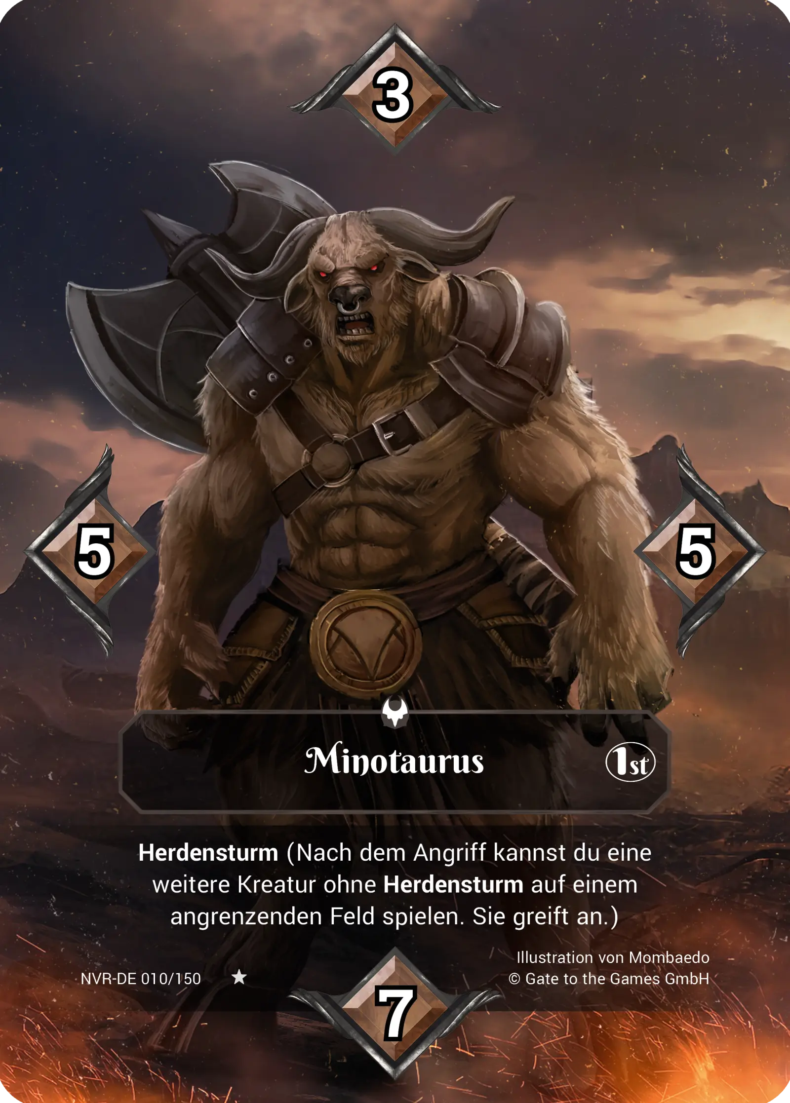 1st 010/150 Minotaurus