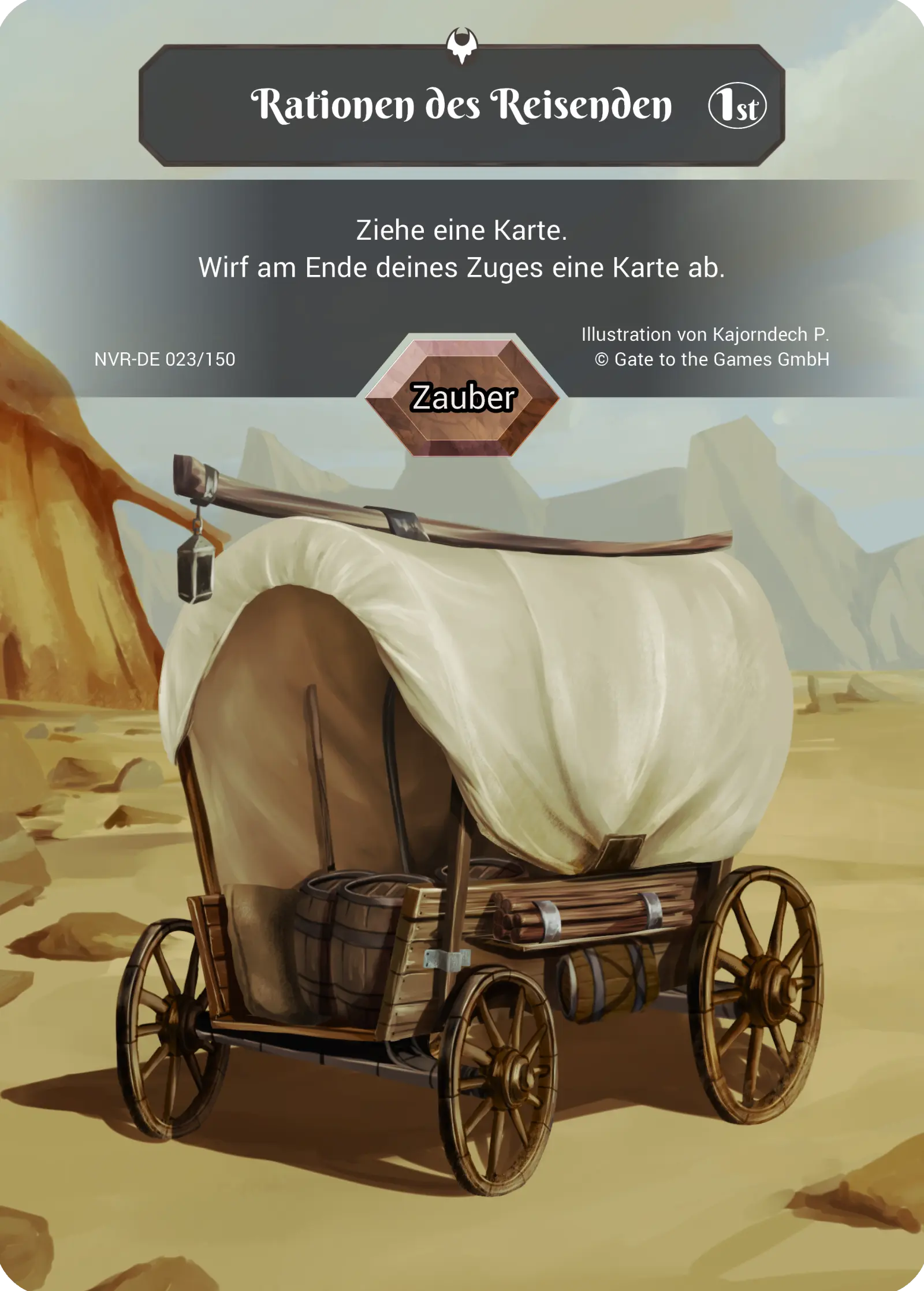 1st 023/150 Rationen des Reisenden