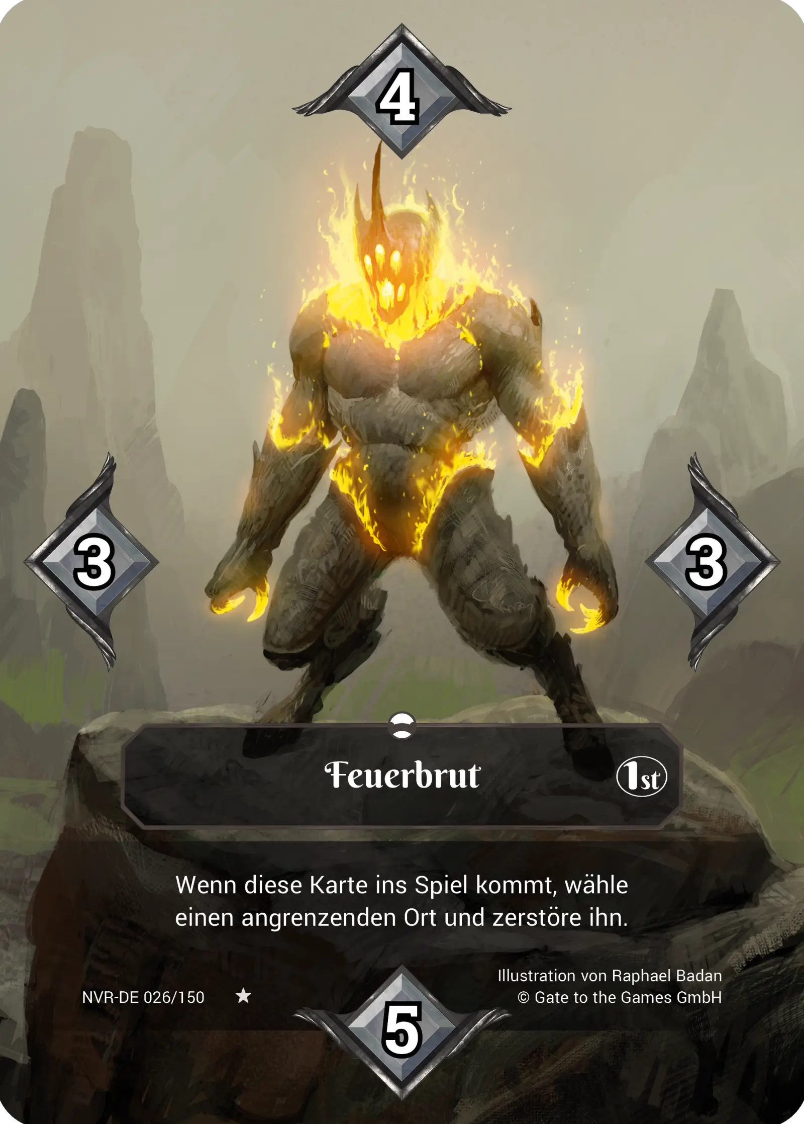 1st 026/150 Feuerbrut