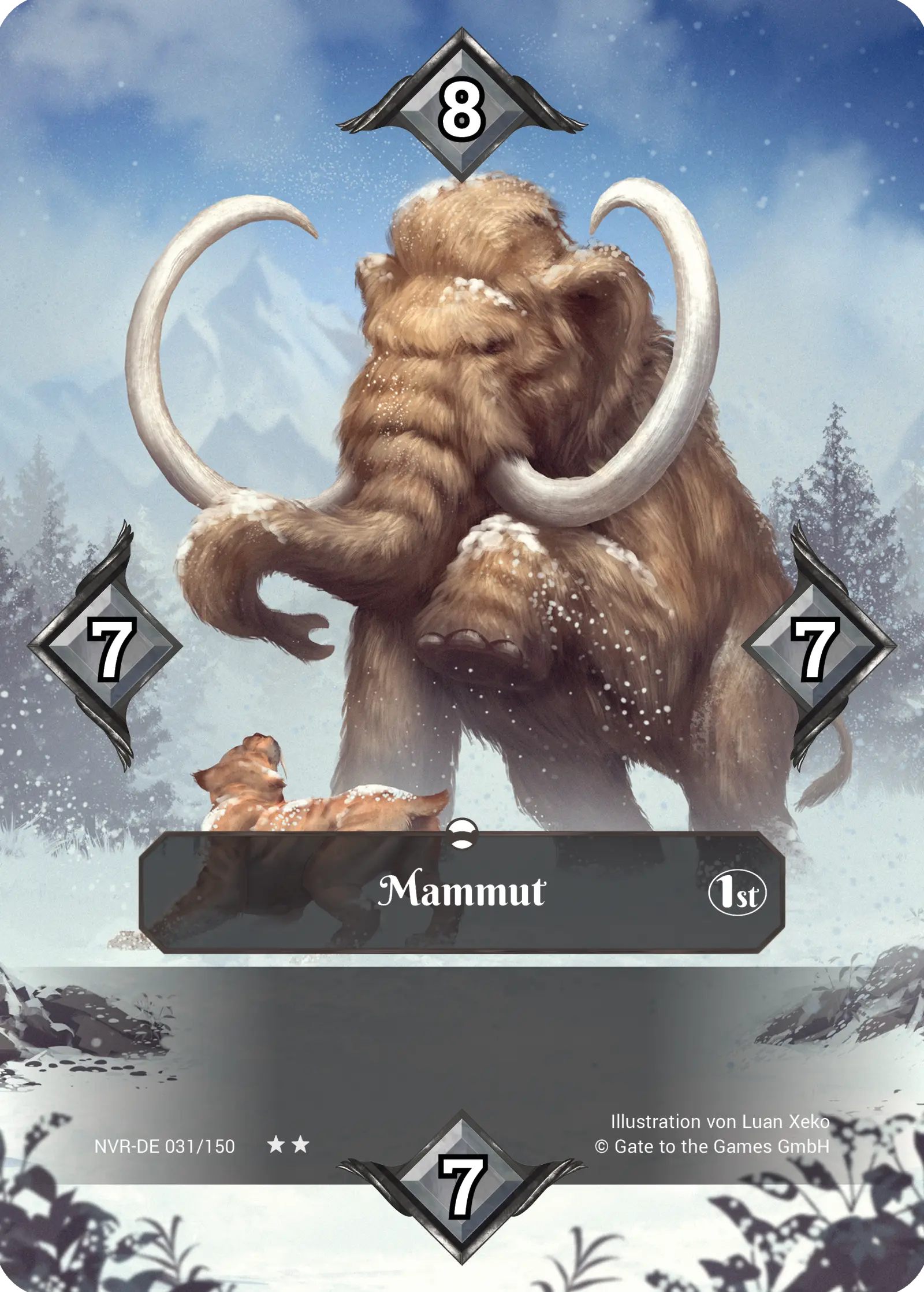 1st 031/150 Mammut