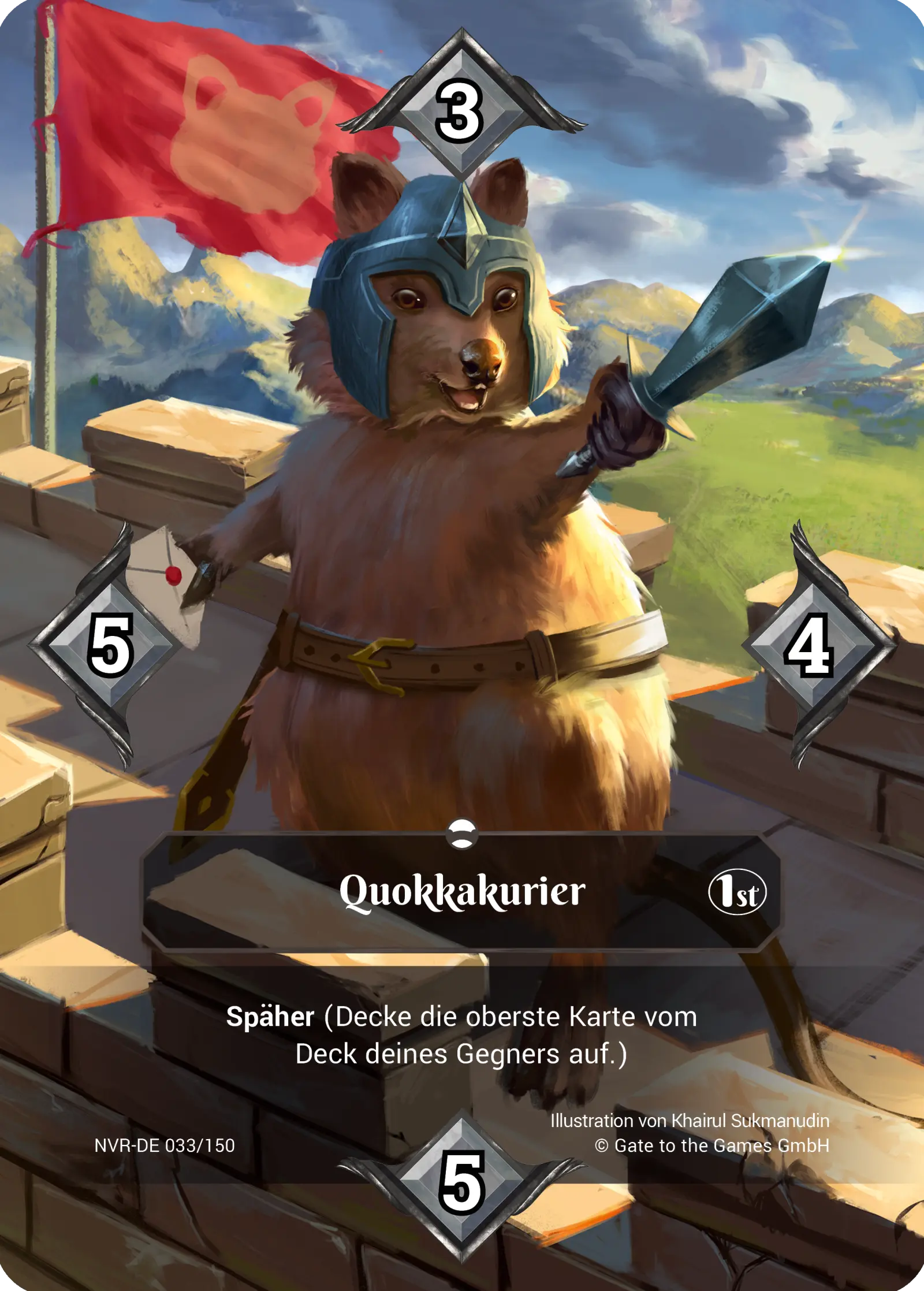 1st 033/150 Quokkakurier
