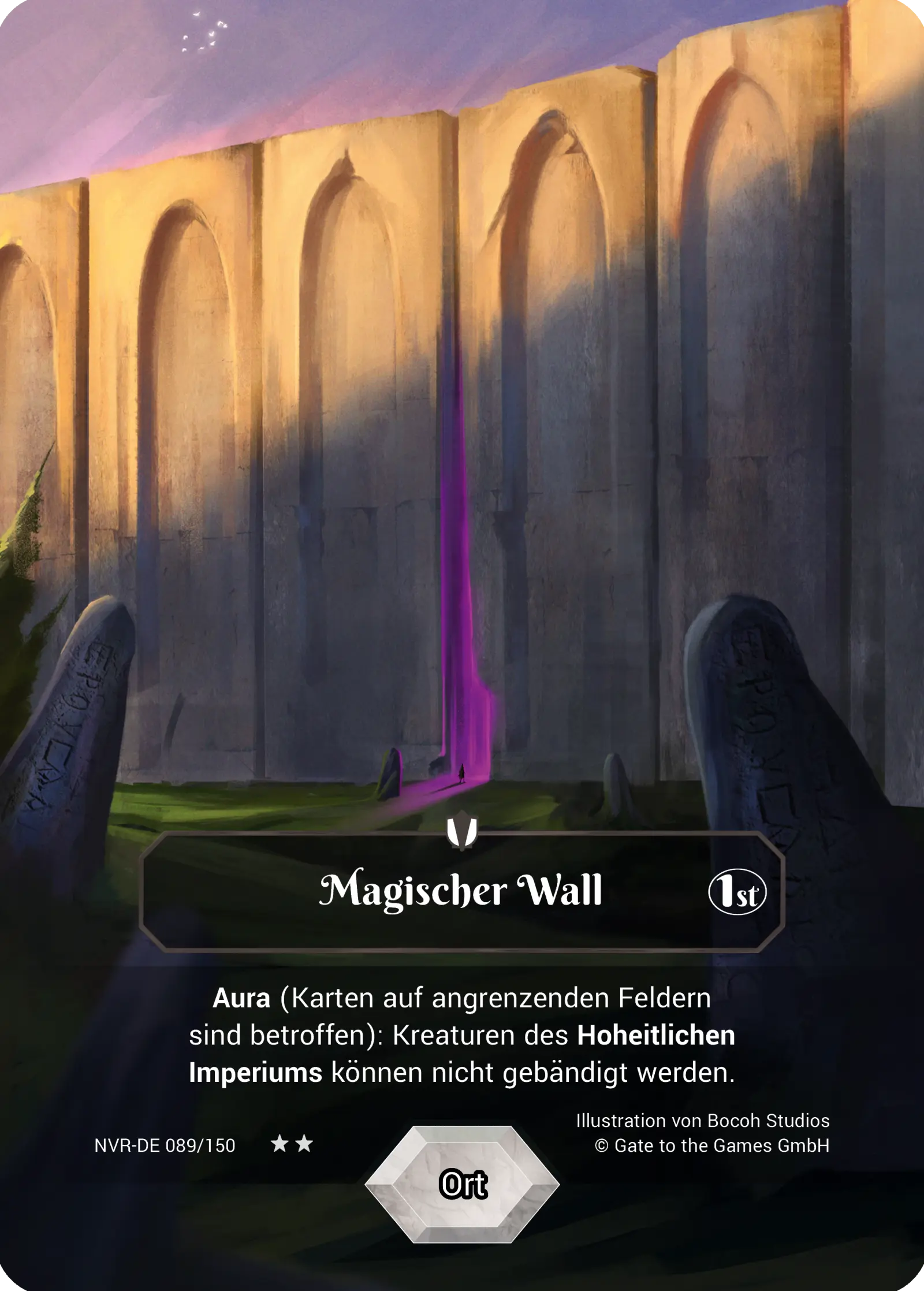 1st 089/150 Magischer Wall