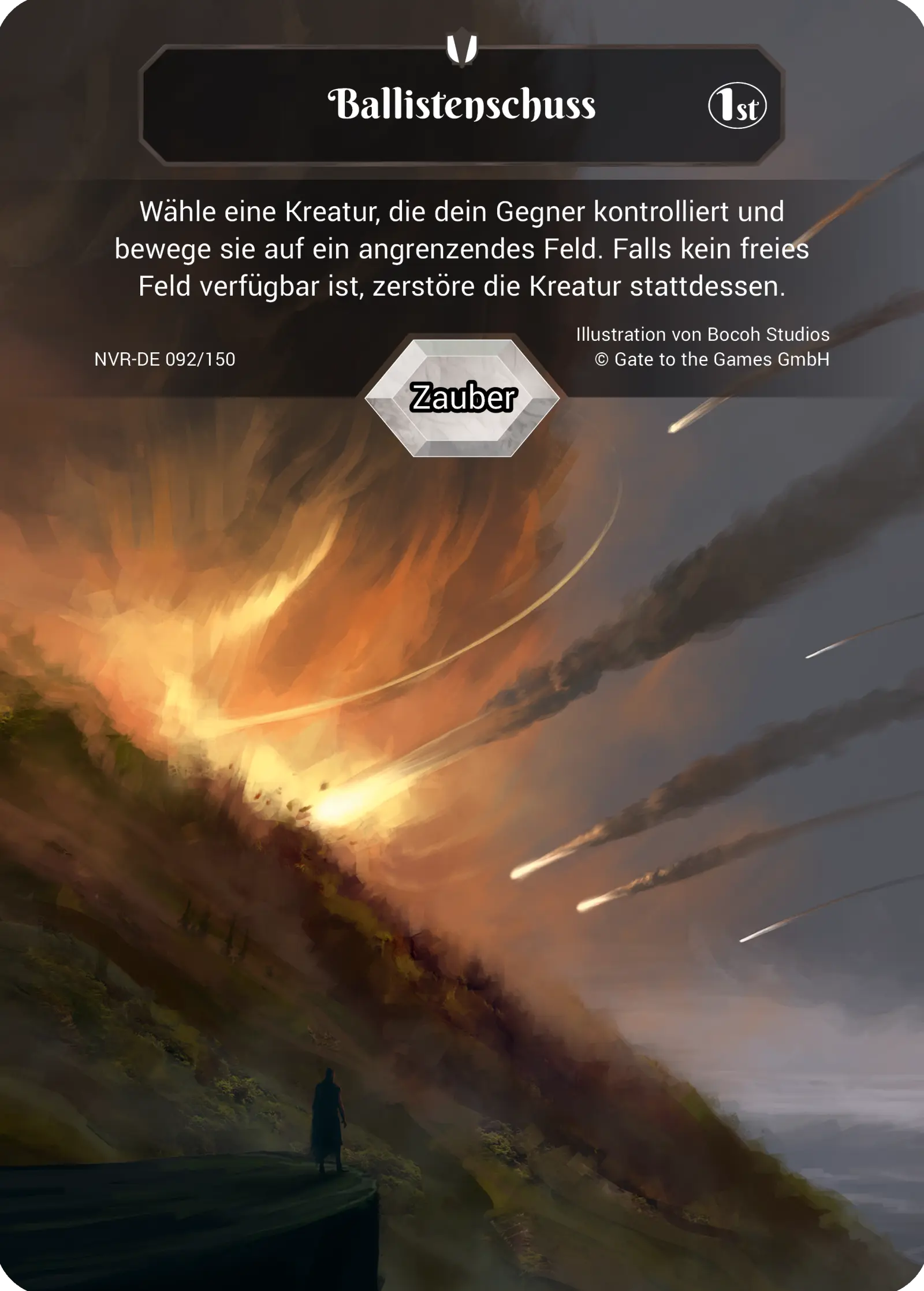 1st 092/150 Ballistenschuss