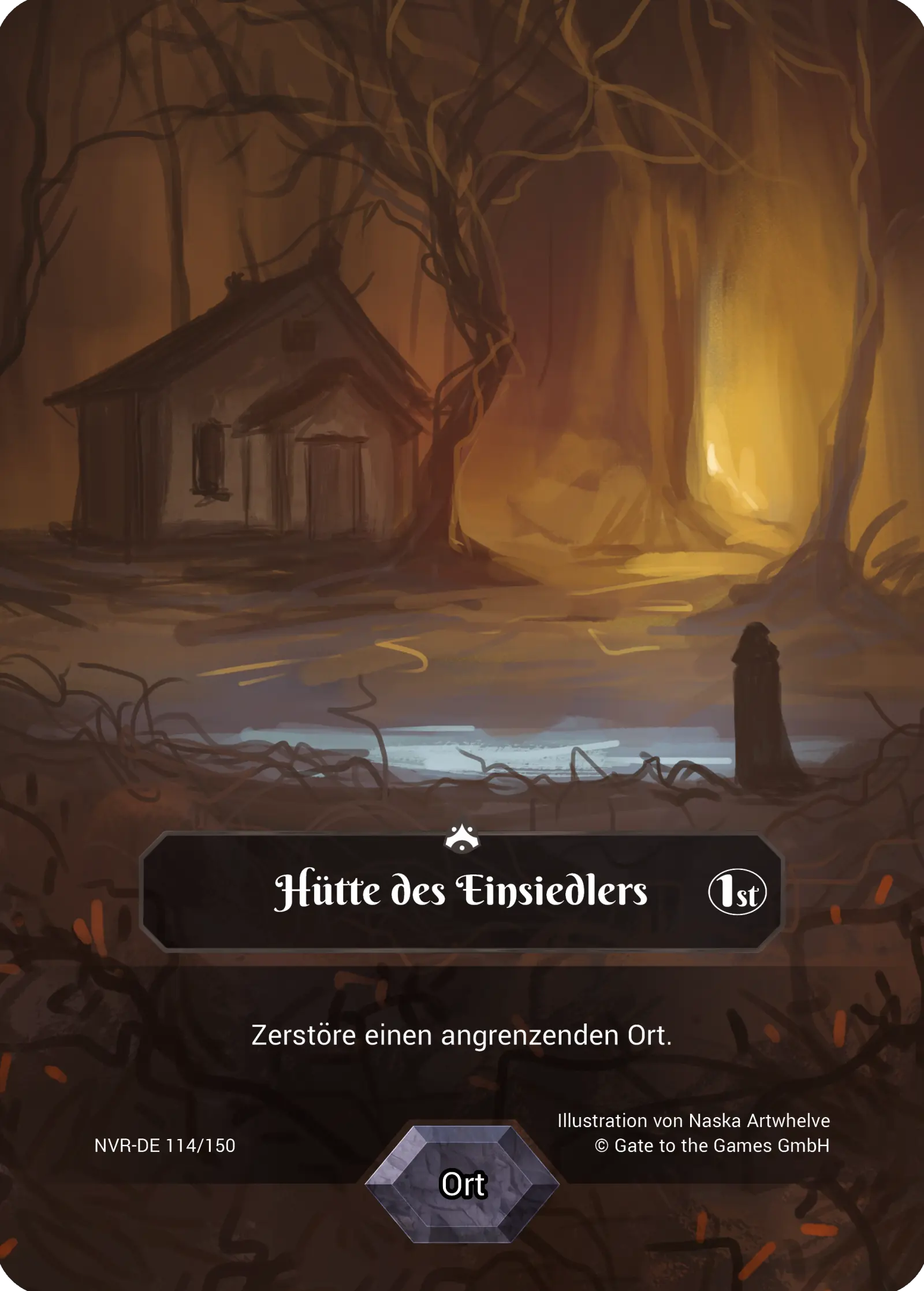 1st 114/150 Hütte des Einsiedlers