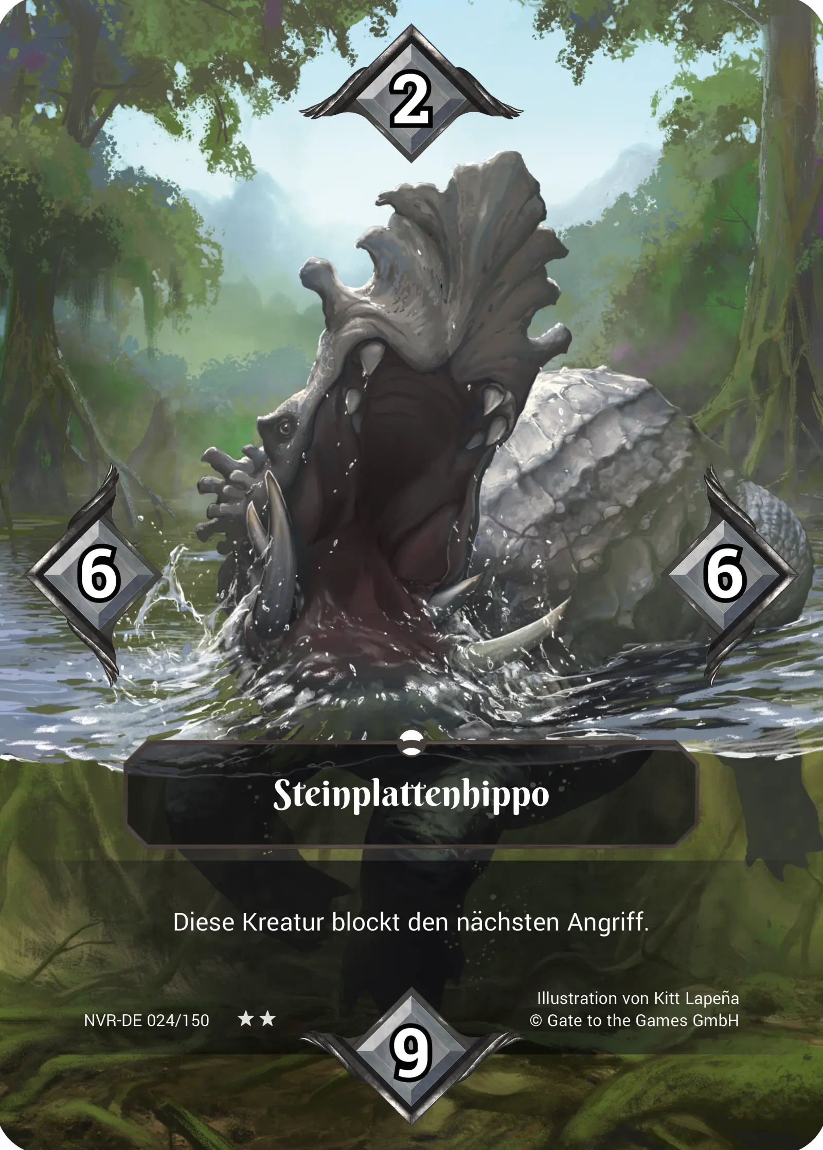 Alpha 024/150 Steinplattenhippo