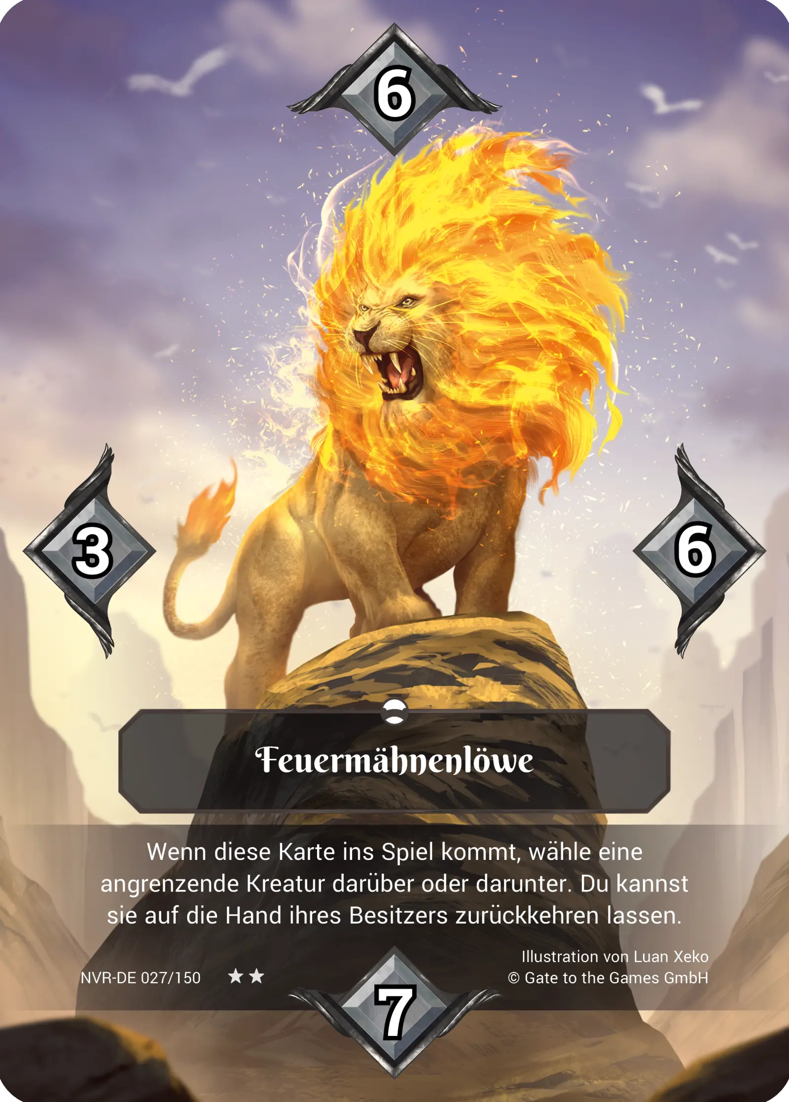Alpha 027/150 Feuermähnenlöwe