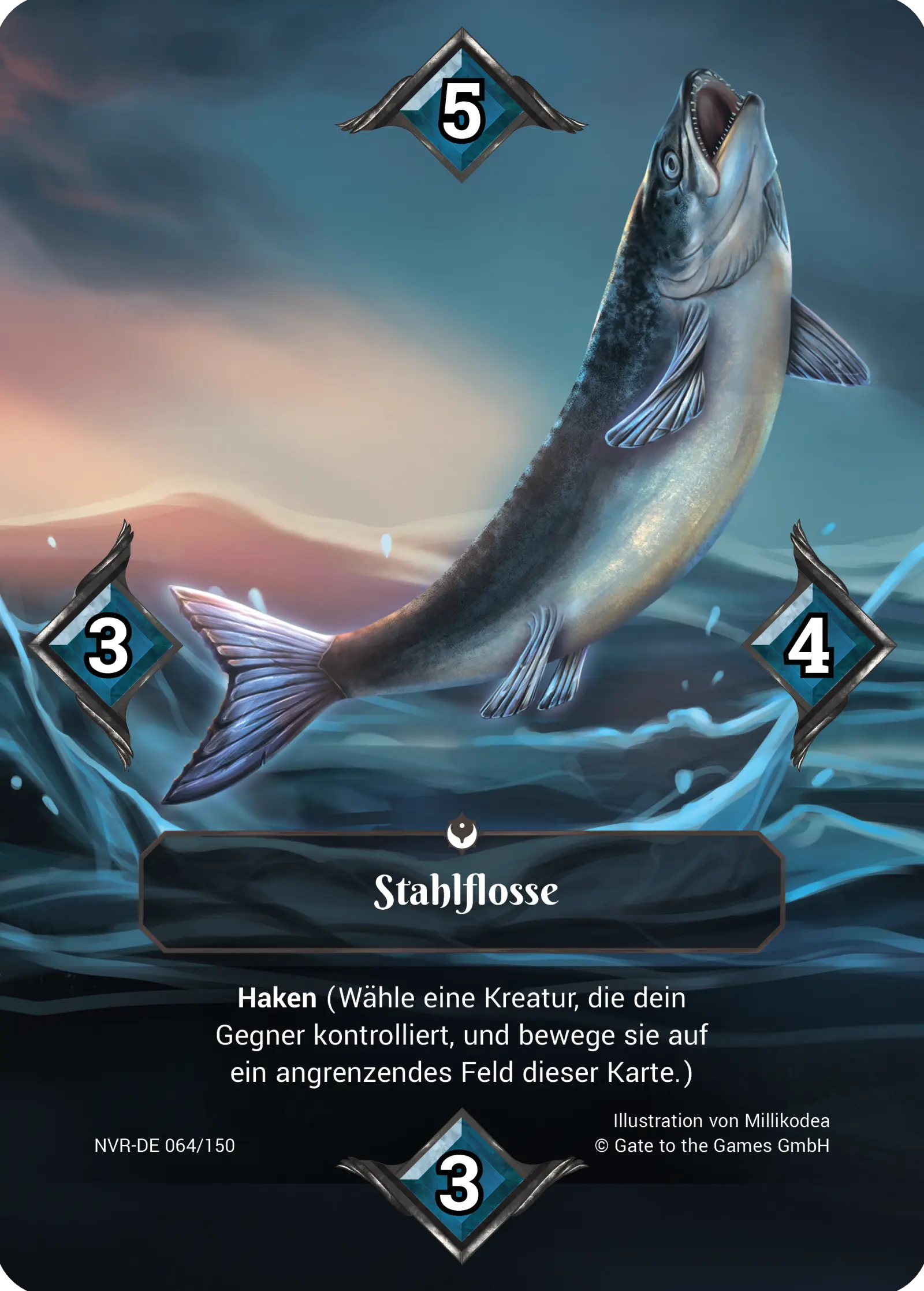 Alpha 064/150 Stahlflosse