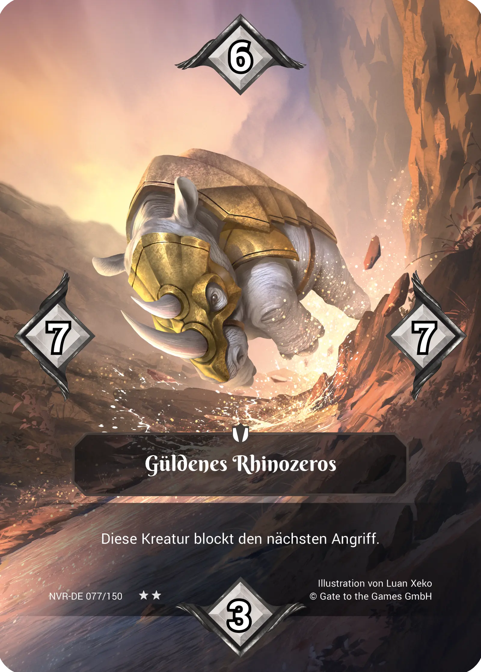 Alpha 077/150 Güldenes Rhinozeros