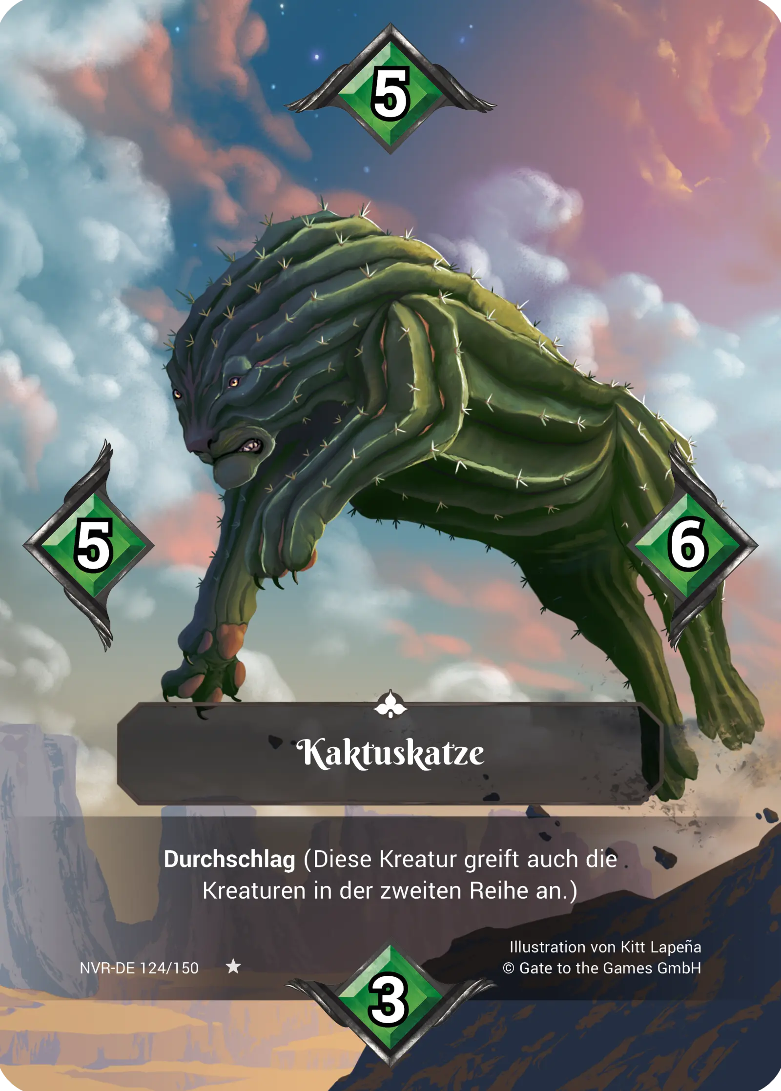 Alpha 124/150 Kaktuskatze