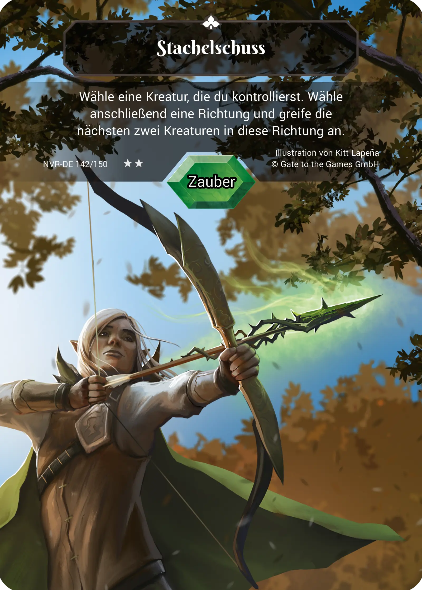 Alpha 142/150 Stachelschuss