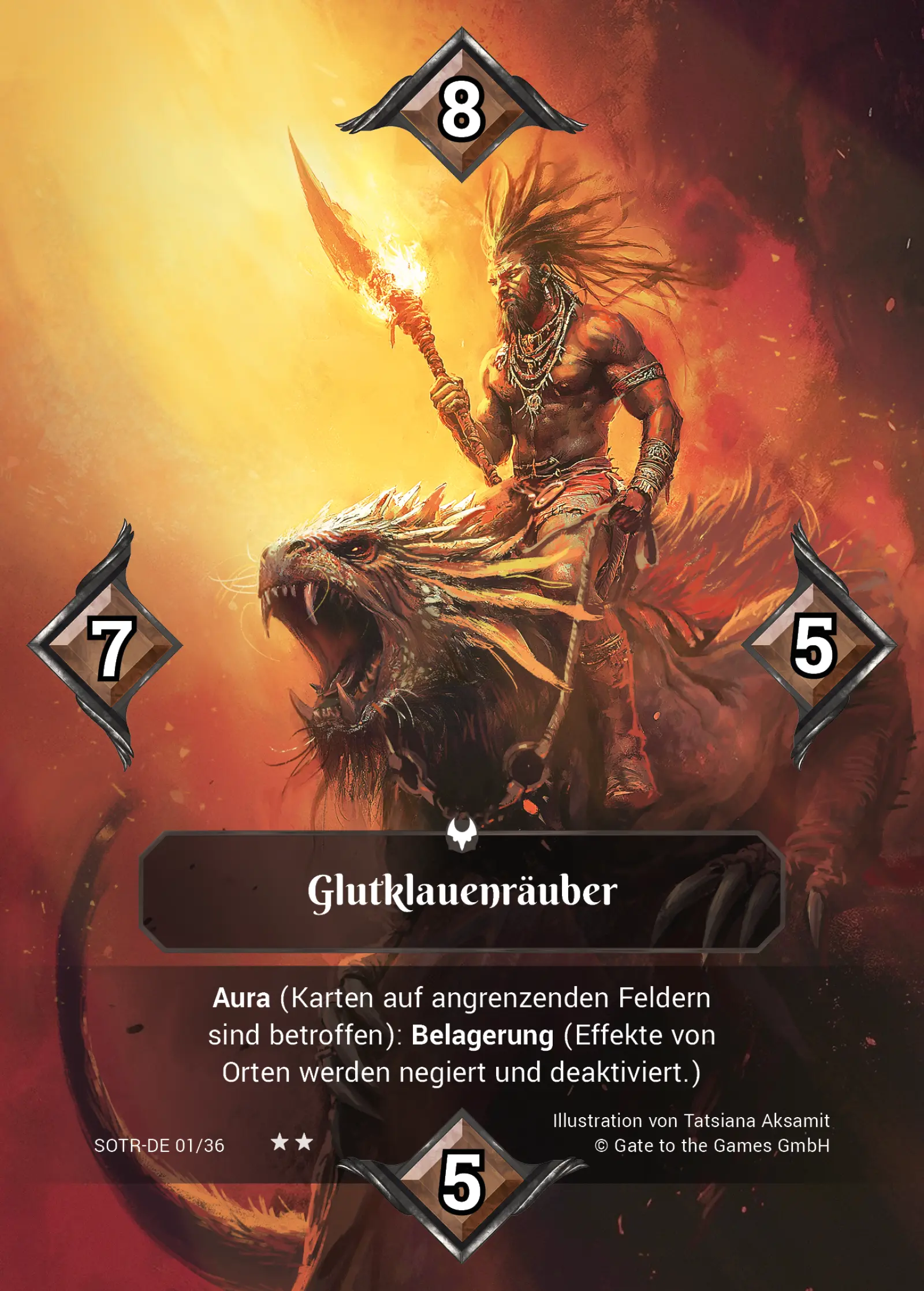Sotr 001/36 Glutklauenräuber