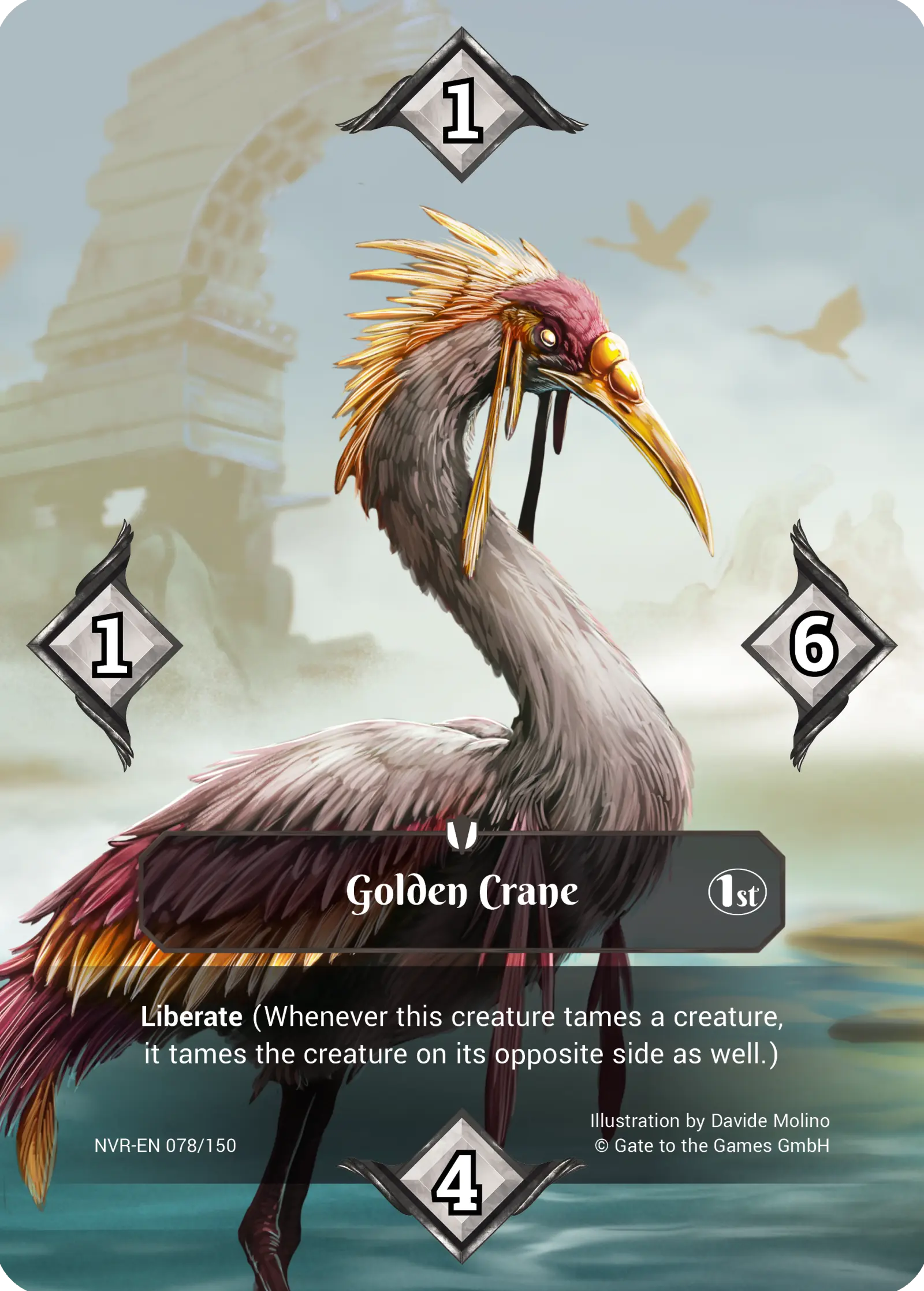 1st 078/150 Golden Crane