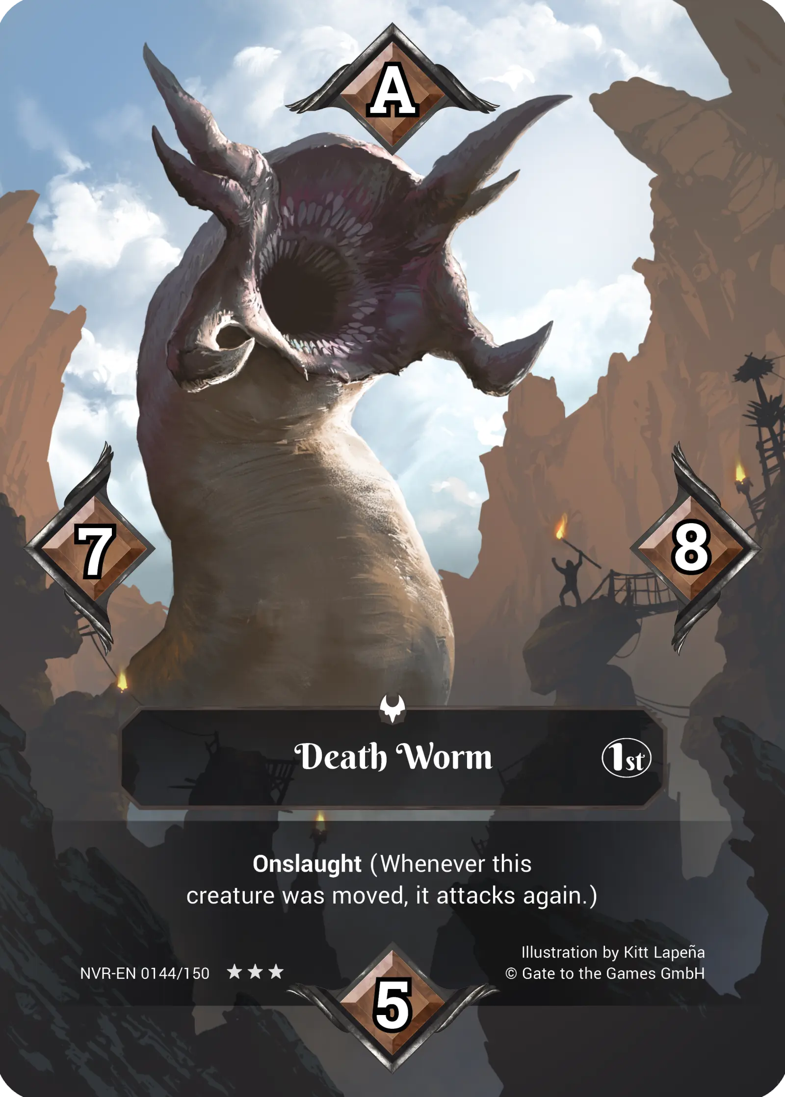 1st 144/150 Death Worm