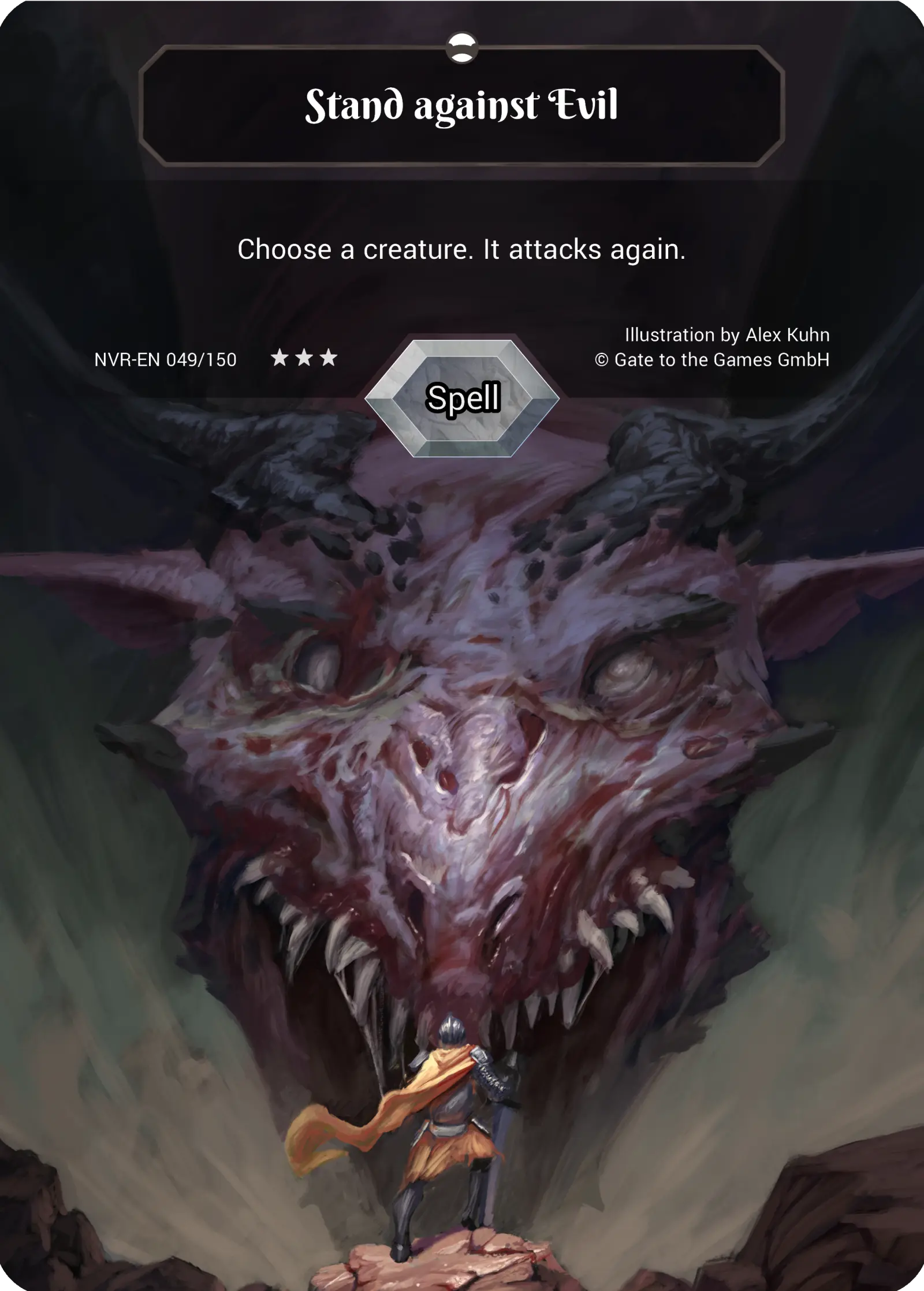 Alpha 049/150 Stand against Evil