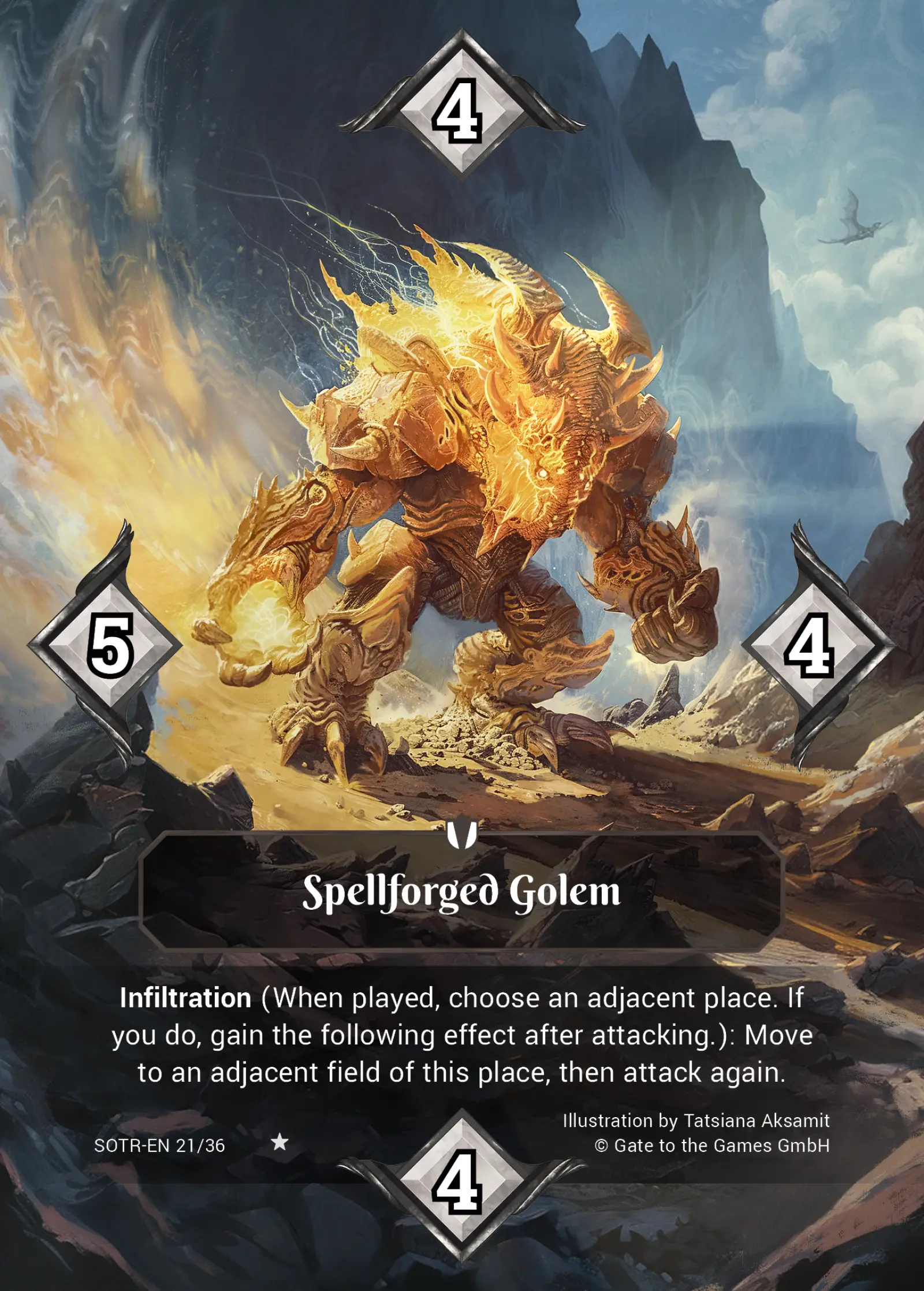 Sotr 021/36 Spellforged Golem