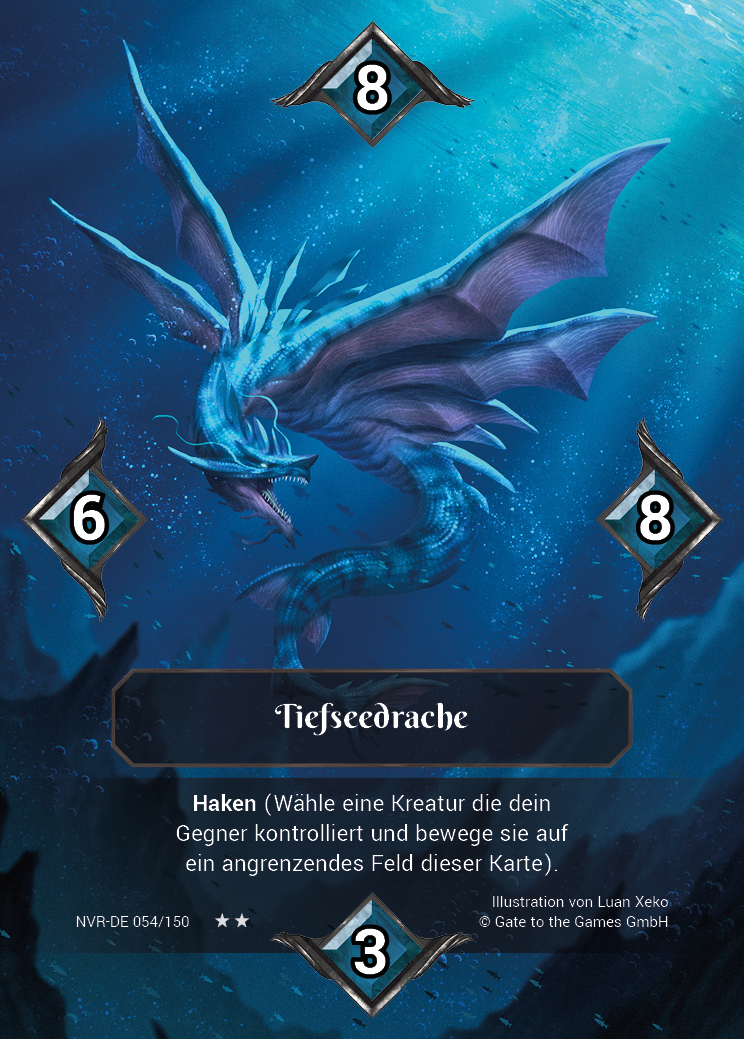 Neverrift TCG deep sea dragon DE