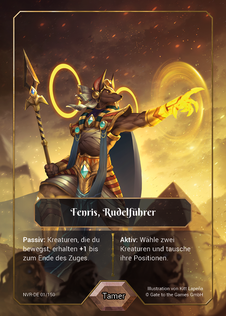 Neverrift TCG fenris the jackal DE